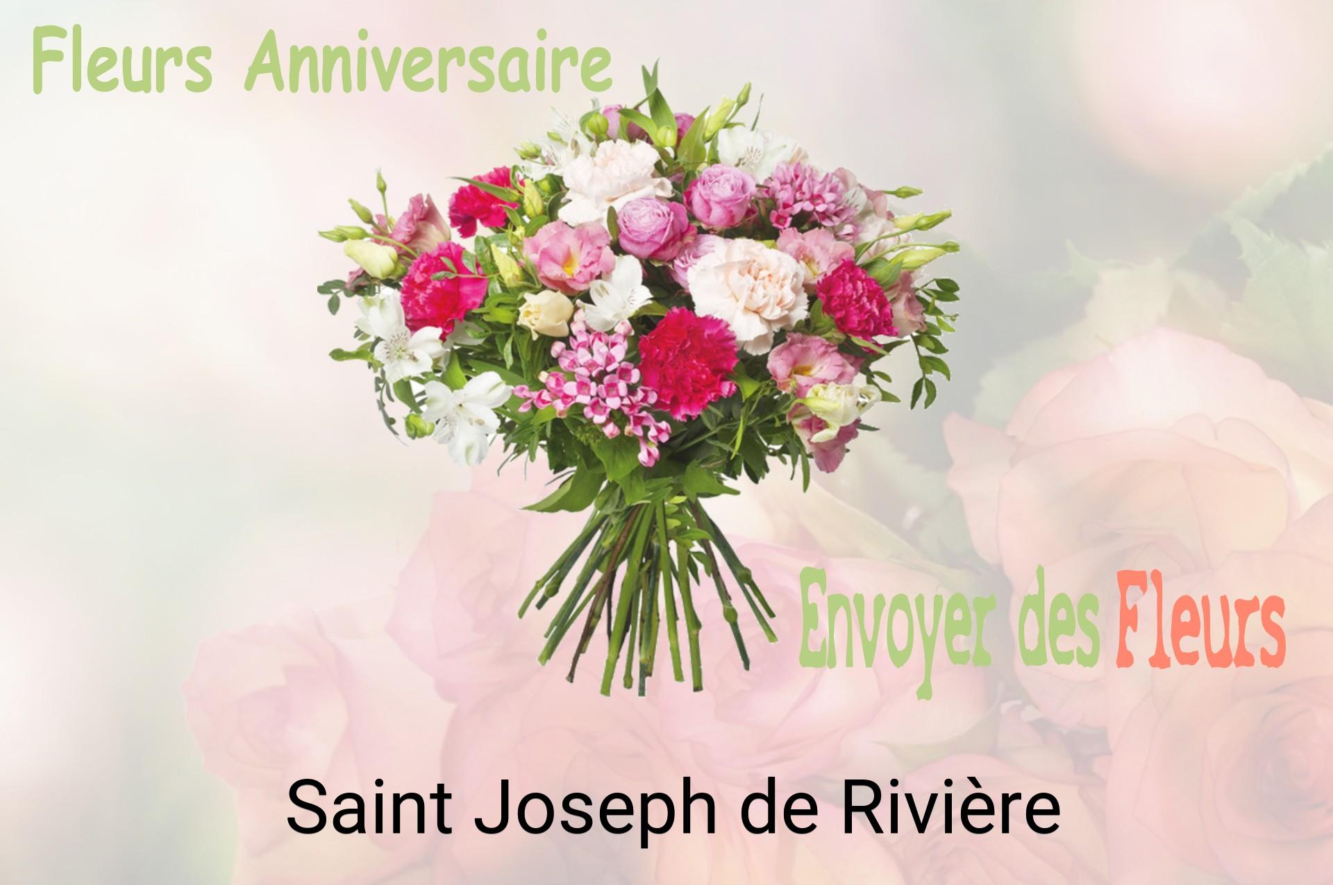 Bouquet de fleurs d’anniversaire livré à Saint-Joseph-de-Rivière